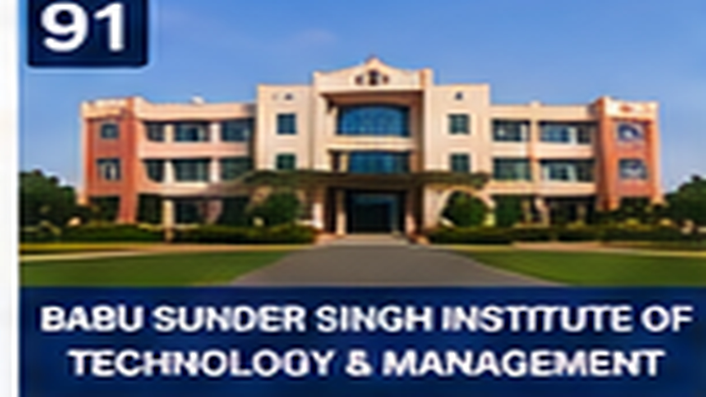 BABU SUNDER SINGH INSTITUTE OF TECHNOLOGY & MANAGEMENT banner