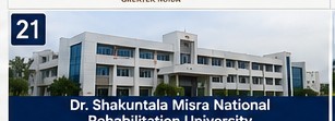 Dr. Shakuntala Misra National Rehabilitation University banner