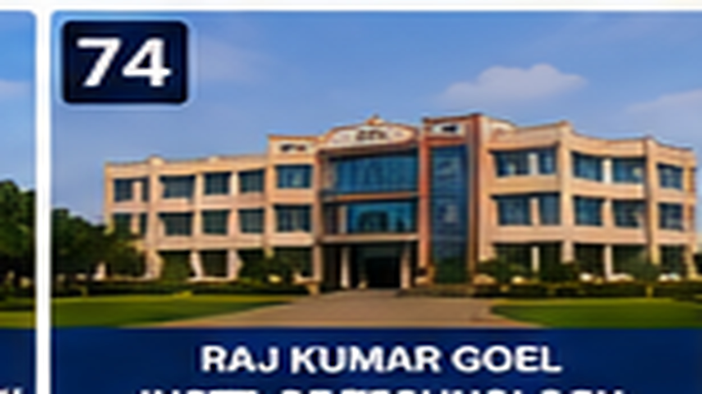 RAJ KUMAR GOEL INSTT. OF TECHNOLOGY banner