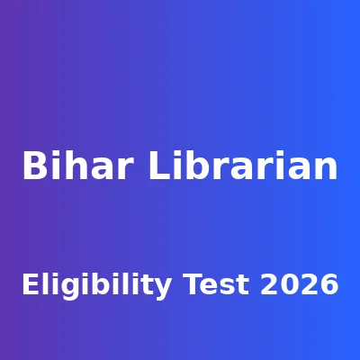 Bihar School Librarian Eligibility Test 2026 logo