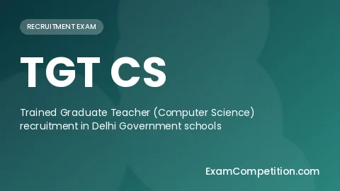 DSSSB TGT Computer Science preparation
