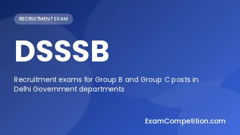 DSSSB preparation