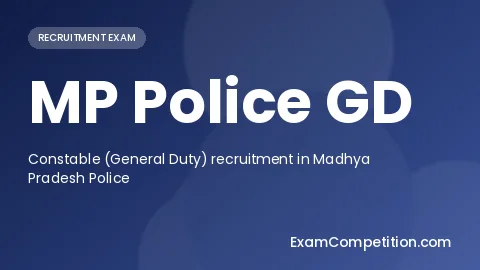 MP Police - Madhya Pradesh Police preparation