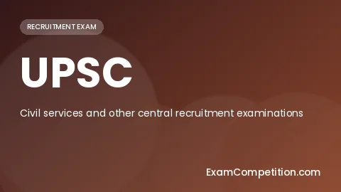 UPSC - Union Public Service Commission preparation