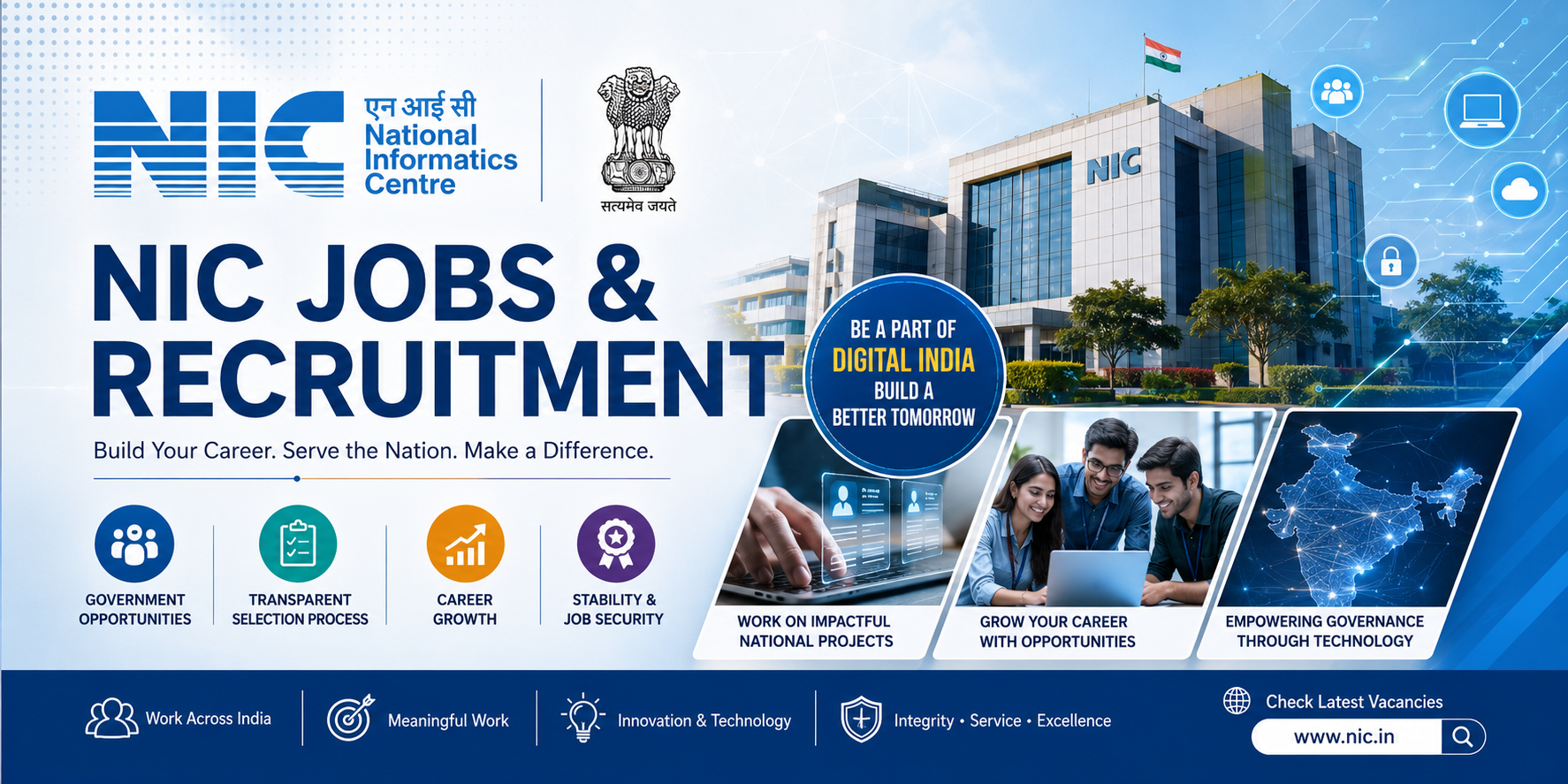 NIC Scientific/Technical Assistant-A Recruitment 2026 – Apply Online for 376 Posts banner