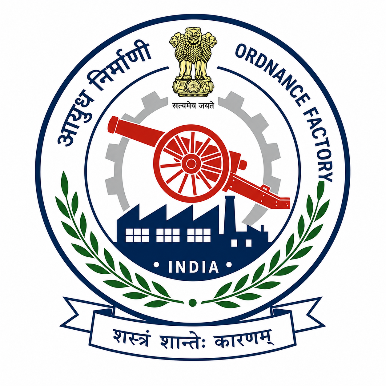 Ordnance Factory Hospital Dehu Road logo