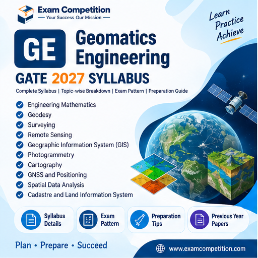 GATE Geomatics Engineering Syllabus 2027: Complete GE Syllabus and Topics